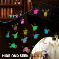 CroBlissful 50 little Jesus figurines that glow in the dark, five colors - view 34