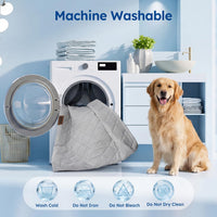 ZOMISIA Cooling Dog Bed for Crate - Grey / 47x29"(XXL-Crate) - image 4