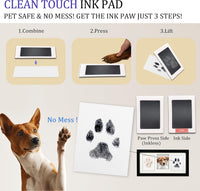 MYPAWLETS Paw Print Frame Kit, Dog/Cat Pawprints Keepsake - Black - image 4