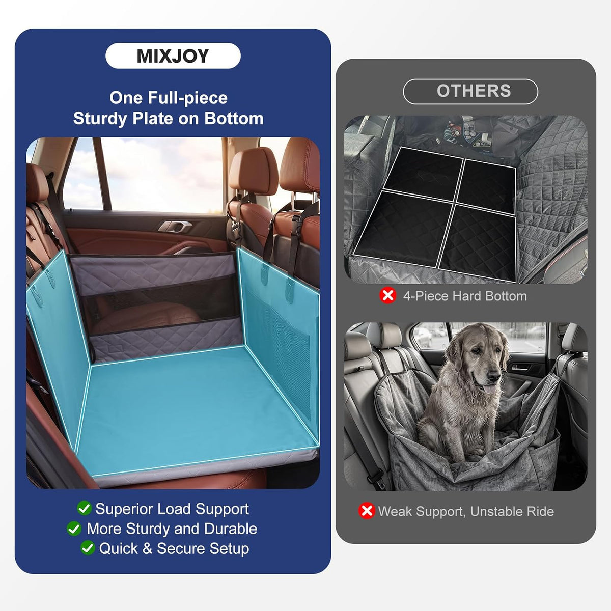 MIXJOY Dog Car Seat for Large Medium Dogs - XL (Seat Only) - image 3