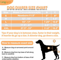 Langsprit Washable Female Dog Diapers - Medium / Dogs - image 3