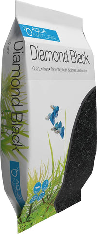 Aqua Natural Aquarium Substrate, Diamond Black Fine Gravel - 10LB - image 3