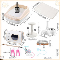 Eccliy 10 Pcs Kitten Starter Kit for Indoor - Classic / Small / White - image 3