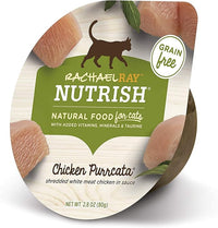 Rachael Ray Nutrish Natural Premium Wet Cat Food, Chicken Purrcata, 2.8 Ounce Tub (Pack of 12), Grain Free