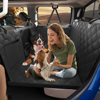 Back Seat Extender for Dogs - XL - for Full Size Crew Cab Truck / Full Size SUV / Black