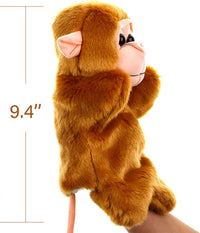 RIY plush rabbit farm animal hand puppet for storytelling and pretend play - view 17