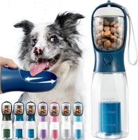 Portable Water Bottle for Small Dogs - Darkblue / 20oz