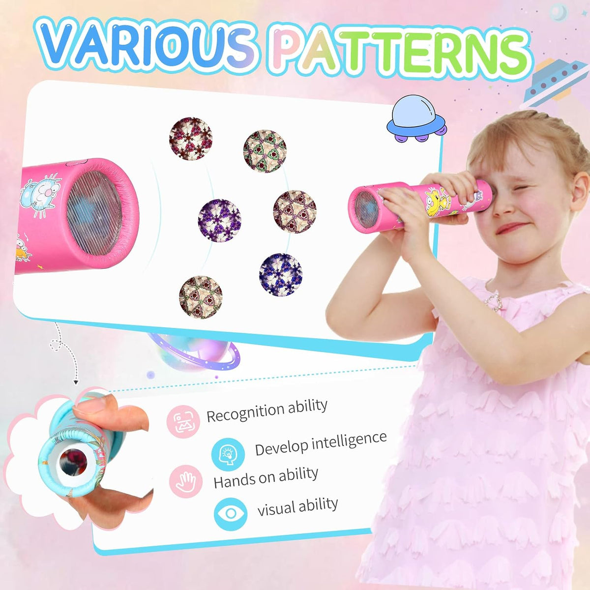 Chivao 30 Pcs Classic Kaleidoscope for Kids Party Favors - Cute Style - image 3
