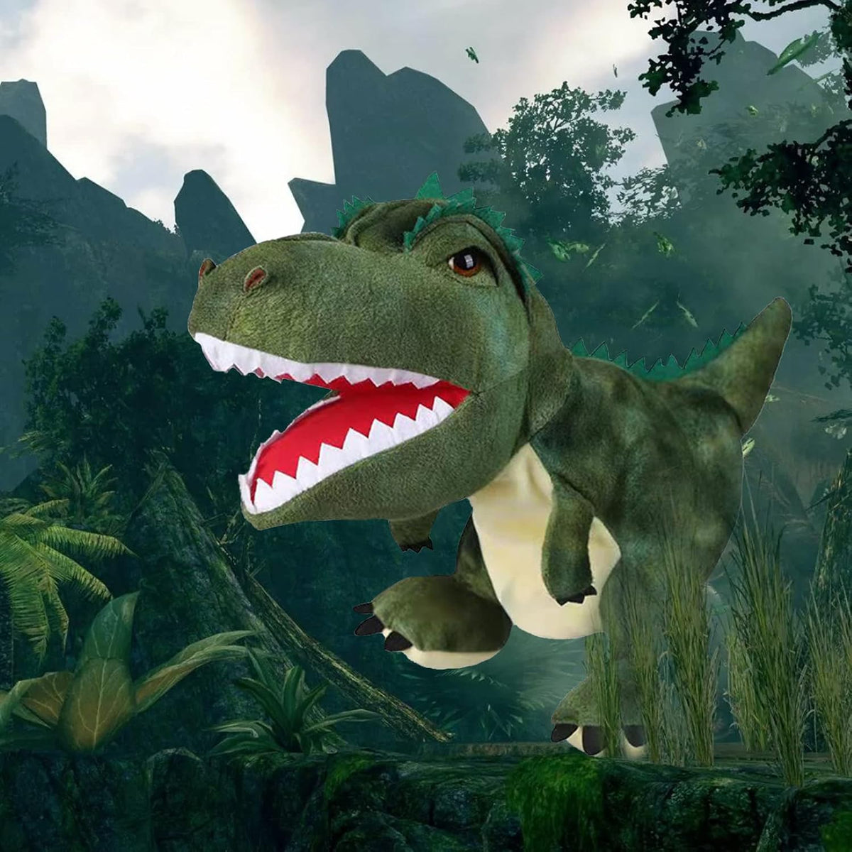 Puppet Hand Puppets for Kids - Dinosaur 1 - image 2