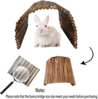 kathson Wooden Hamster Bridge - XL-Smooth(15.8 x 7.9 inches) - image 4