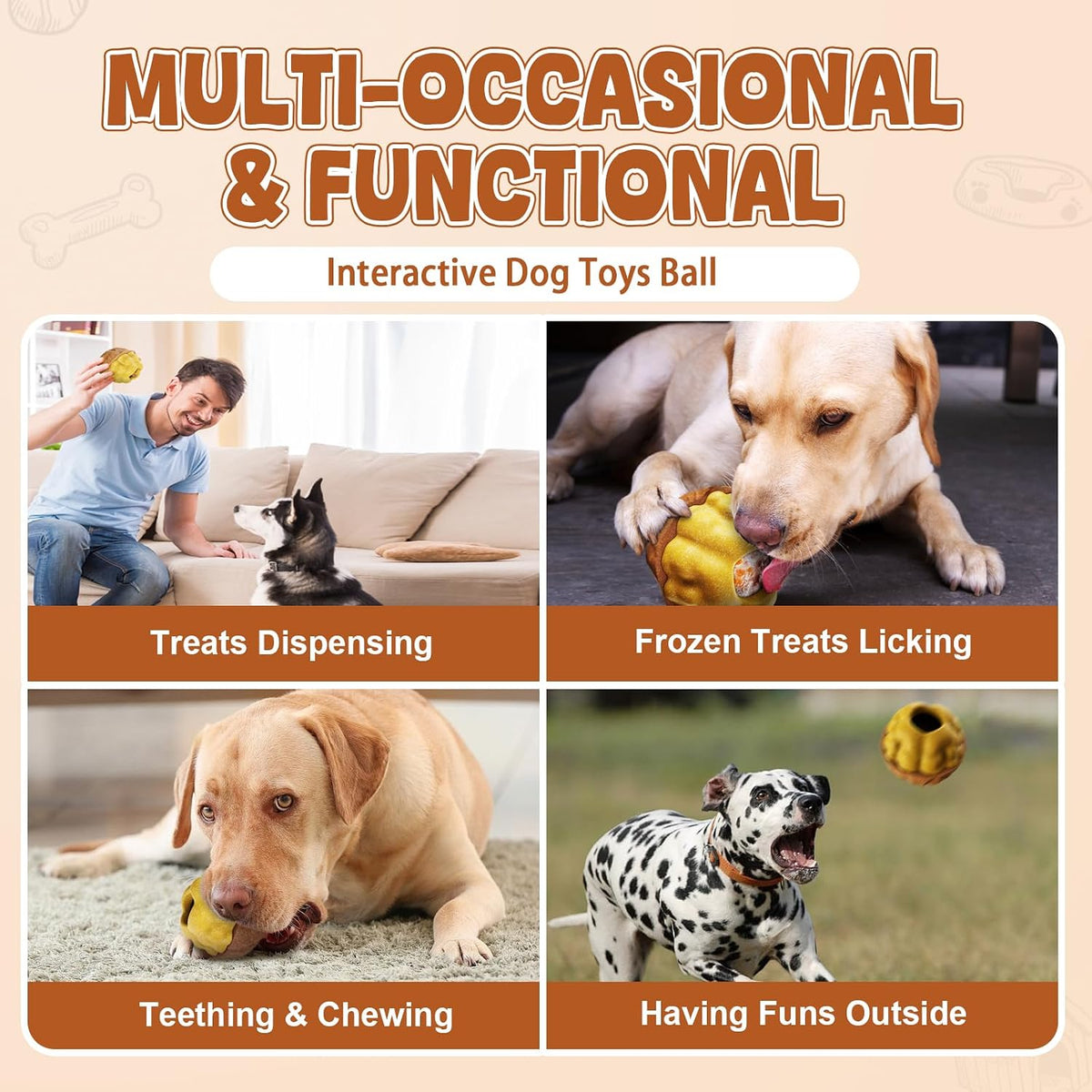 Dog Chew Toys for Aggressive Chewers - Coffe Wood - image 3