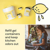 Fresh Wave Lemon Odor Removing Gel Refill - Lemon / 248 Fl Oz (Pack of 1) - image 3