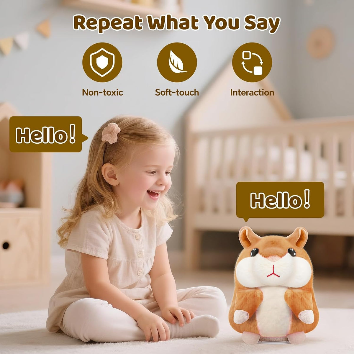 SANJOIN Toddler Kids Toys - Brown - image 2