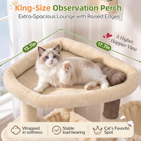 Globlazer F70 Pro Heavy Duty Cat Tree Tower for Indoor Cats Large - Beige / L - image 2