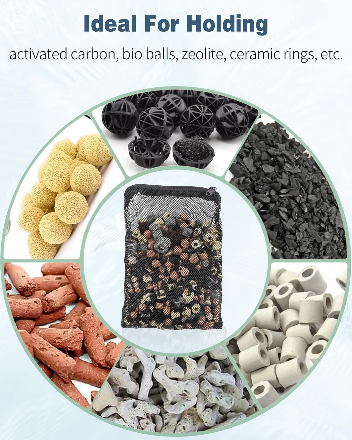 Pawfly 8 Pack Aquarium Filter Media Bags - Fine / 8" x 5.5" - image 4
