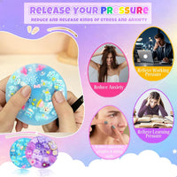 Pixnest 5 pack picky pads, rainbow fidget picking pads 3.34 inch with tweezer - view 16