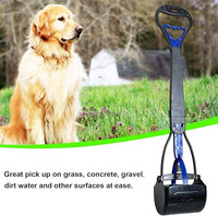 Non-Breakable Pooper Scooper for Large Medium & Small Dogs Heavy Duty, 28“Long Handled Dog Poop Scooper for Grass,Durable Dog Poop Pick Up Tool, Poop Grabber