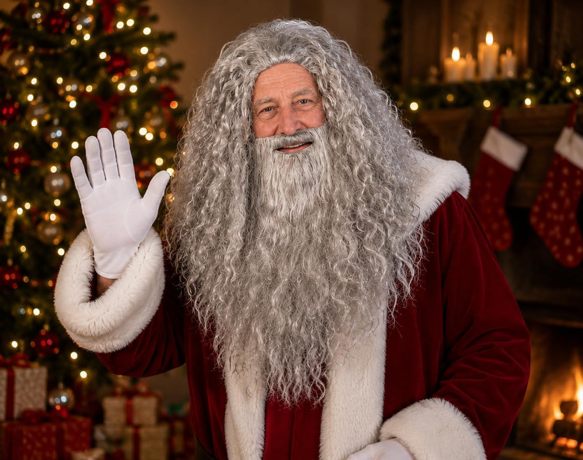 Grey Wizard Wig and Beard - image 3