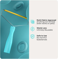 Uproot Clean Pro Pet Hair Removal Tool, Multi-Fabric Edge - Blue / 1 Pack - image 3