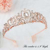 CIEHER Princess Crown and Birthday Sash Set - Rose Gold - image 3
