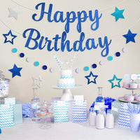 Halloween Birthday Banner - Blue / Star - image 3