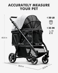 Pet Stroller for Small Dogs and Cats - Medium_Max - image 2