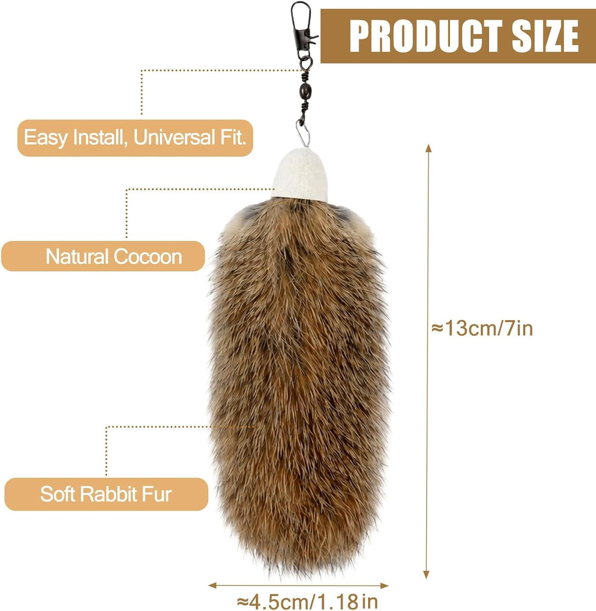 Cat Insect Feather Toys Replacement Cat Toy Wand Refills - Style 12 - image 2
