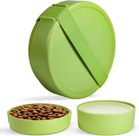 Barkin’ Trails Travel Dog Bowls, Portable Outdoor Water - Matcha