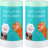 40 Count Cat litter Box Liners - 20 Count (Pack of 1) / 46" x 19" - image 2