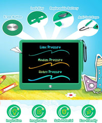KOKODI 12 Inch LCD Writing Tablet with Anti-Lost Stylus - Green / 12 inch - image 3