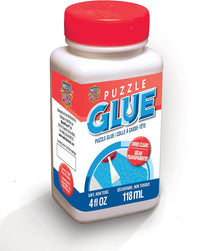 MasterPieces, Puzzle Glue with Wide Plastic Spreader - 4oz with Spreader
