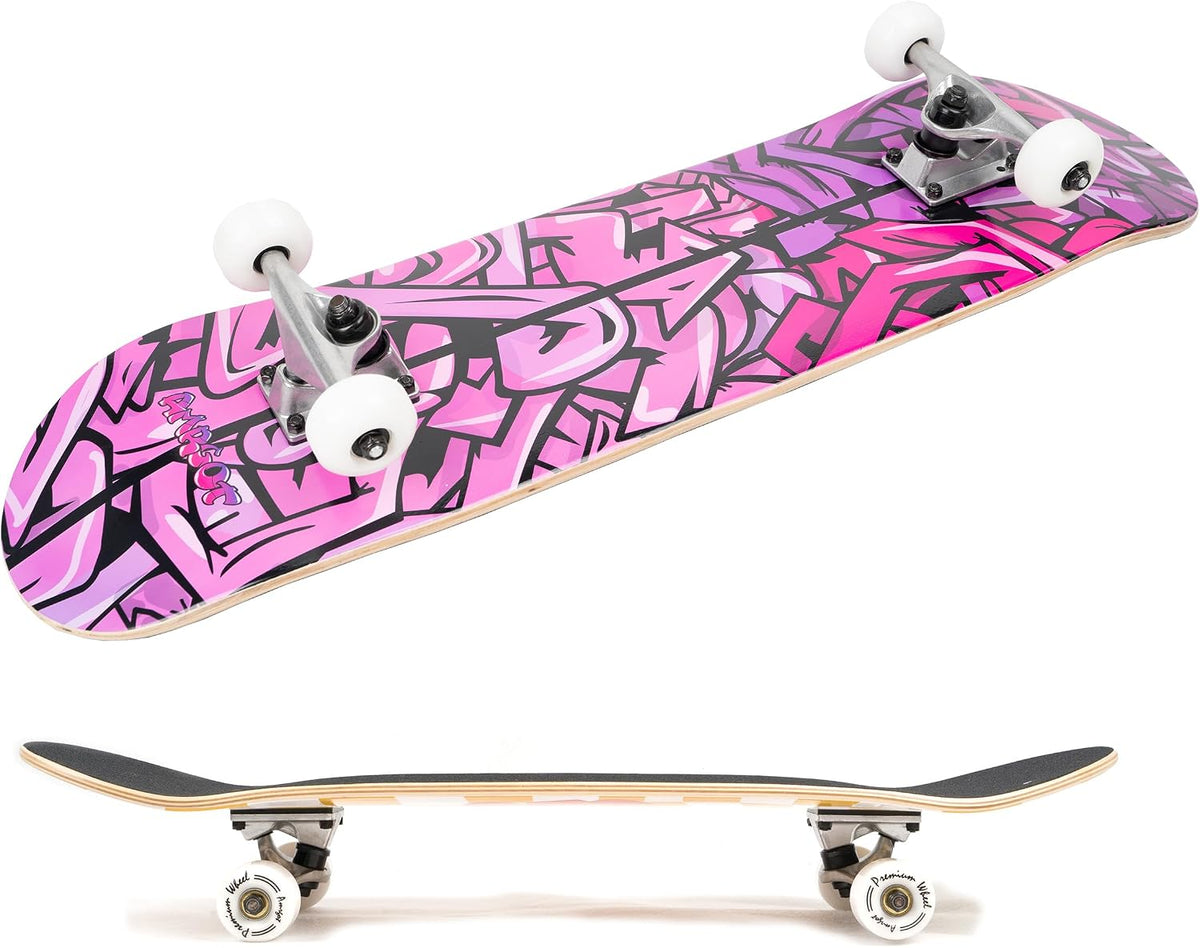 Skateboards for Beginners - Purple Graffiti - image 2