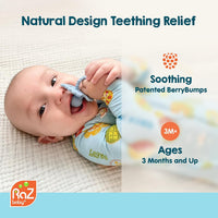 RaZbaby RaZberry Silicone Baby Teether Toy - Coconut / 1 Count (Pack of 1) - image 2