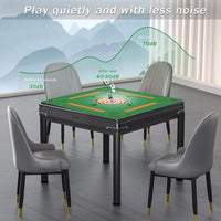 2F22E Mahjong Mat for Table 32.4" x 32.4" - Green - image 3