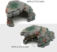 Gecko Hide Shale Scape Step Ledge - Small-B-7.3 * 4.4 * 3 - image 3