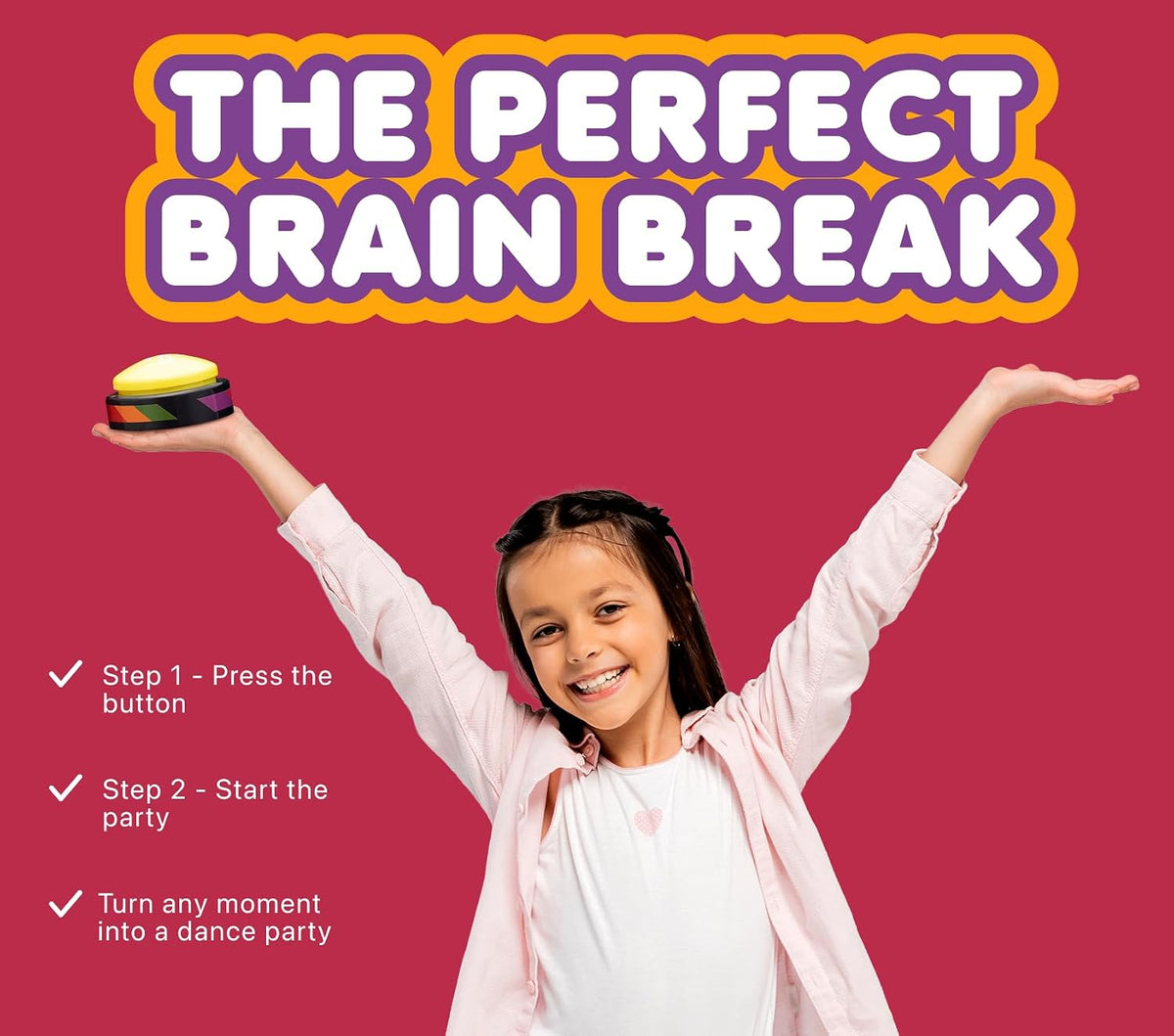 30 Second Dance Party Button - Pack of 1 - image 4