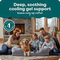FurHaven Cooling Gel Dog Bed for Large Dogs - Jumbo / Granite Gray - image 2