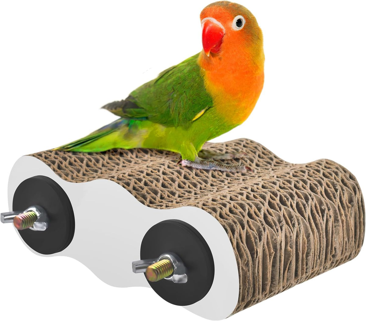 KATUMO Bird Perch Conure Cage Stand Parakeet Shredder Foraging Toys - Cloud
