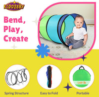Kids Play Tunnel Set for Toddlers for Indoor and Outdoor Fun - 2 Pk - image 4