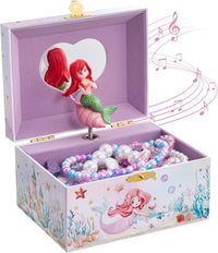 ProCase Musical Unicorn Jewelry Box for Girls, Spinning Unicorn – Fun for Kids & Family - Mermaid (Box Only)