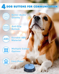 Dog Buttons for Communication - B-4 Pack - image 2