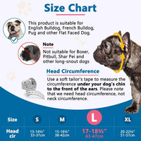 English Bulldog Muzzle, Soft Short Snout Dog Muzzle Stops Biting – Essentials for Dogs - Hot Pink / L（Head 17-18½"） - image 2