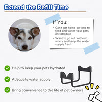 PEDAY Automatic Dog Waterer for X-Large Dogs – Essentials for Dogs - 1.2 gallon - image 3