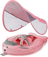 Mambobaby non-inflatable baby float with removable sun canopy and buoyant tail - view 3