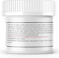 2-Pack Styptic Powder for Dogs, Cats, and Birds (2 oz) by Evo Dyne | Fast-Acting Blood Stop Powder for Pets | Quick Stop Bleeding Powder for Dog Nail Clipping, Grooming, Cuts and More