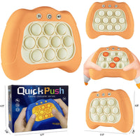 Intoypad Handheld Speed Push Pop Game Fun Sensory Fidget Toy for Kids - Orange - image 4
