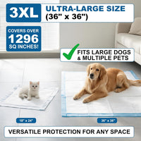 Puppy Pads XL 100 Count, Dog Pee Pads Extra Large - 36"x36"(35 Count) - image 2