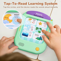 JoyCat Kids Learning Tablet - Green:English&Spanish-Early Learning - image 2