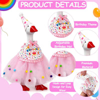 7 Inch Mini Desk Goose Outfits - Birthday Color(pink) - image 4