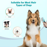 Slicker Brush, Dog Brush Gently Cleaning Pin Brush for Shedding Dog Hair Brush for Small Dogs Puppy Yorkie Poodle Rabbits Cats